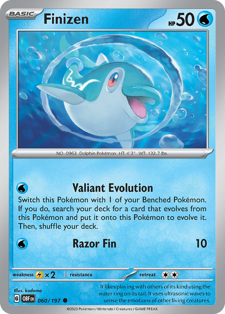 Finizen (060/197) [Scarlet & Violet: Obsidian Flames] Pokémon