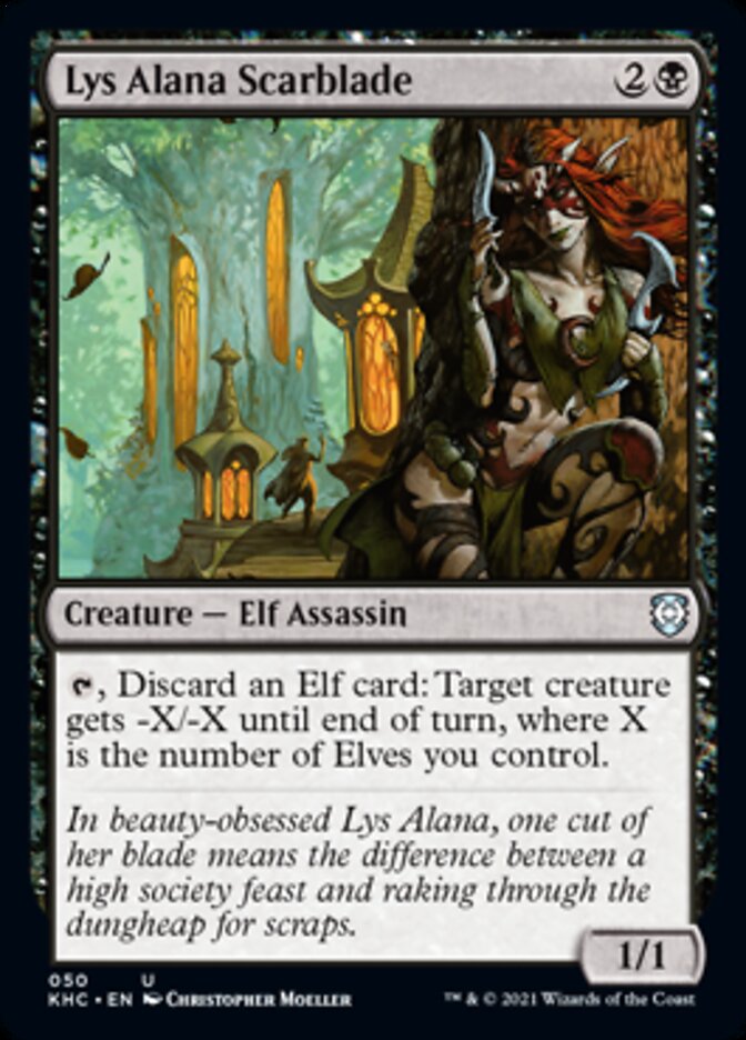 Lys Alana Scarblade [Kaldheim Commander] Magic: The Gathering