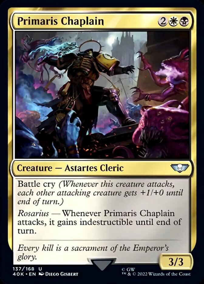 Primaris Chaplain [Warhammer 40,000] Magic: The Gathering