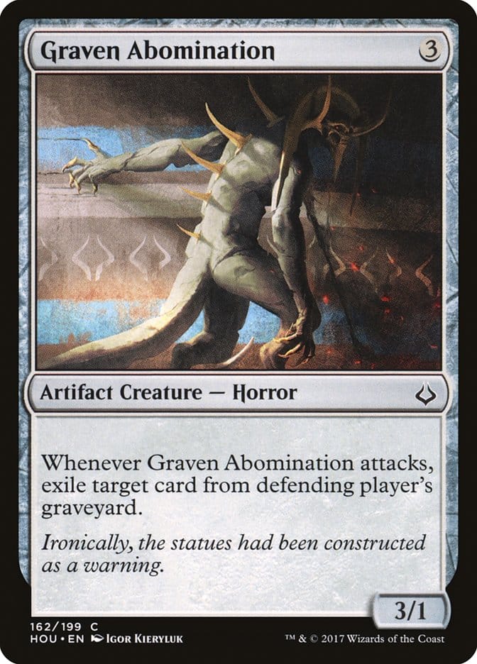 Graven Abomination [Hour of Devastation] Magic: The Gathering