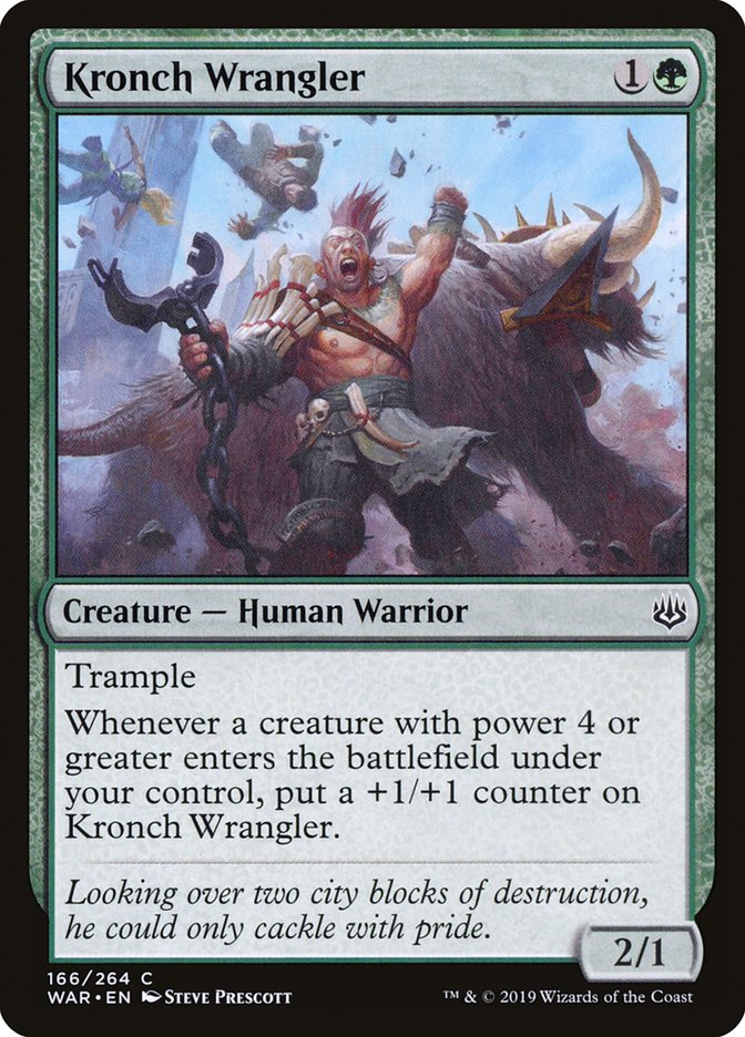 Kronch Wrangler [War of the Spark] Magic: The Gathering