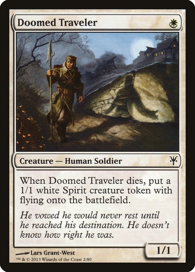 Doomed Traveler [Duel Decks: Sorin vs. Tibalt] Magic: The Gathering