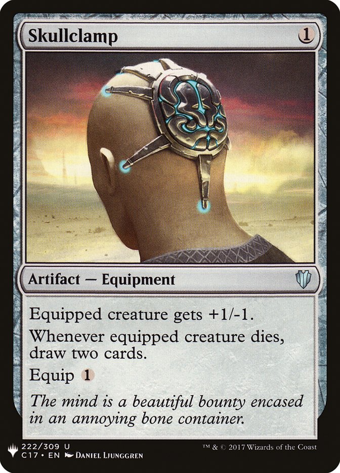 Skullclamp [Mystery Booster] Magic: The Gathering