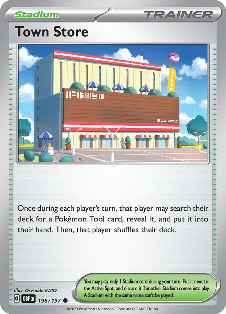 Town Store (196/197) [Scarlet & Violet: Obsidian Flames] - Pokemon Cards For Your TCG Needs!