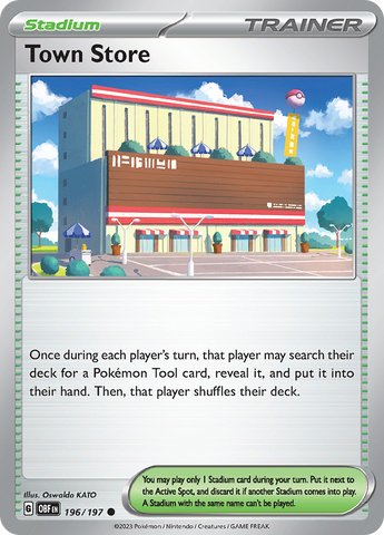 Town Store (196/197) [Scarlet & Violet: Obsidian Flames] - Pokemon Cards For Your TCG Needs!