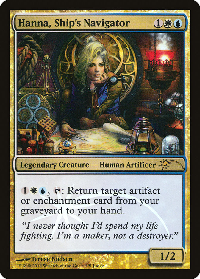 Hanna, Ship's Navigator [Judge Gift Cards 2014] Magic: The Gathering