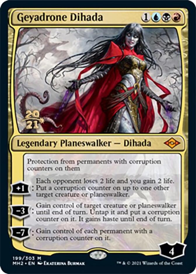 Geyadrone Dihada [Modern Horizons 2 Prerelease Promos] Magic: The Gathering