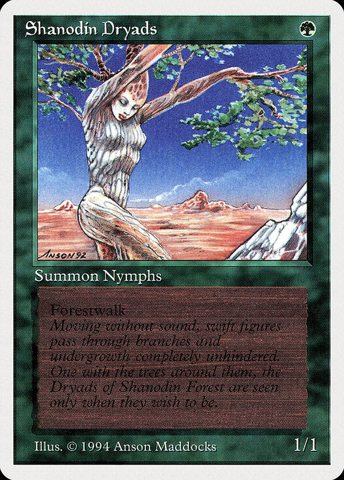 Shanodin Dryads [Summer Magic / Edgar] Magic: The Gathering