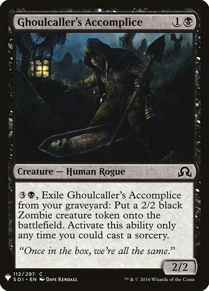 Ghoulcaller's Accomplice [Mystery Booster] Magic: The Gathering