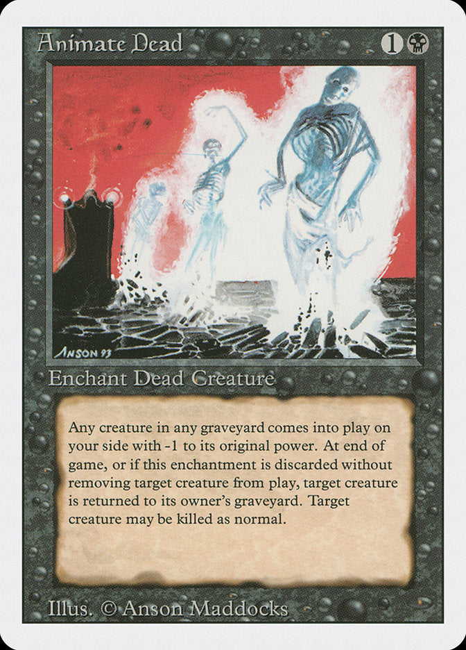 Animate Dead [Revised Edition] Magic: The Gathering