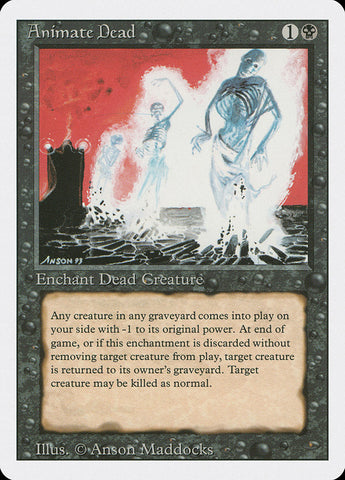Animate Dead [Revised Edition] Magic: The Gathering
