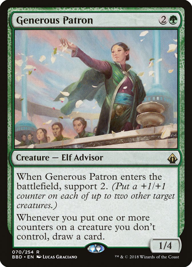 Generous Patron [Battlebond] Magic: The Gathering