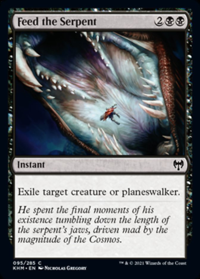 Feed the Serpent [Kaldheim] Magic: The Gathering