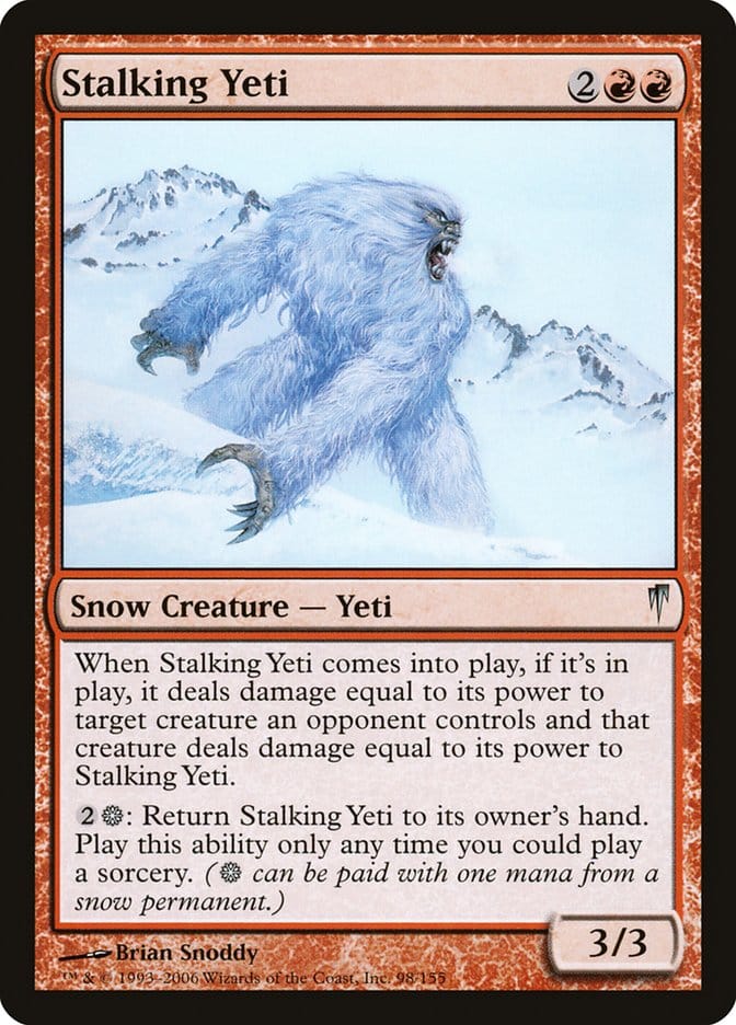 Stalking Yeti [Coldsnap] Magic: The Gathering