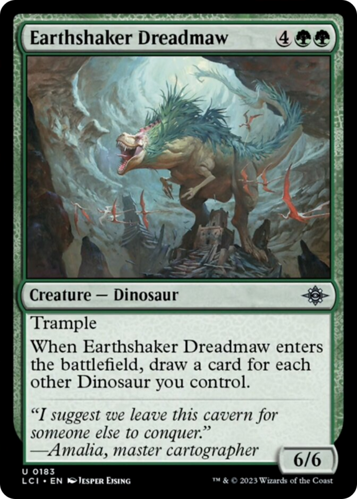 Earthshaker Dreadmaw [The Lost Caverns of Ixalan] Magic: The Gathering
