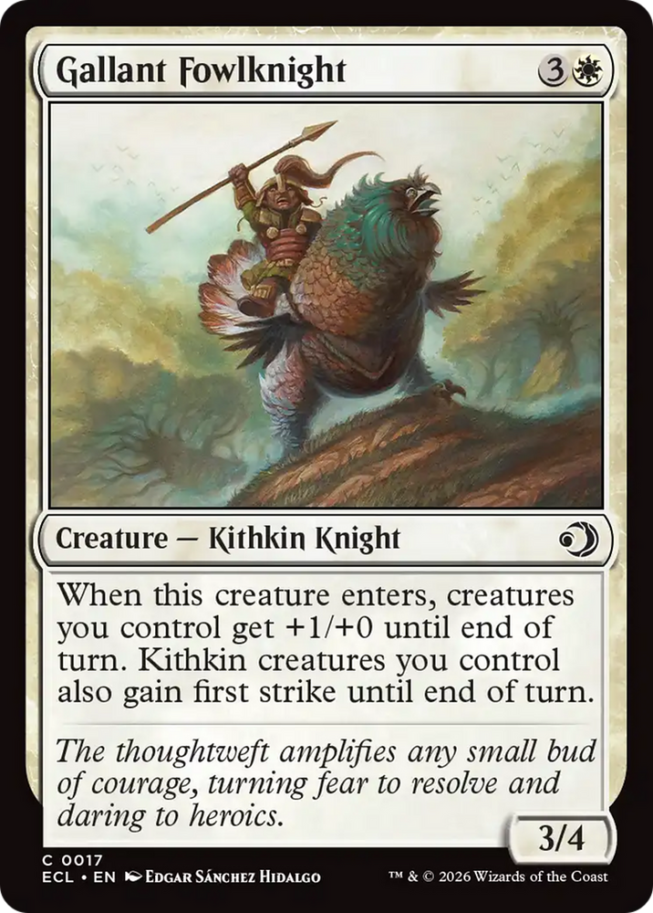 Gallant Fowlknight [Lorwyn Eclipsed] Magic: The Gathering