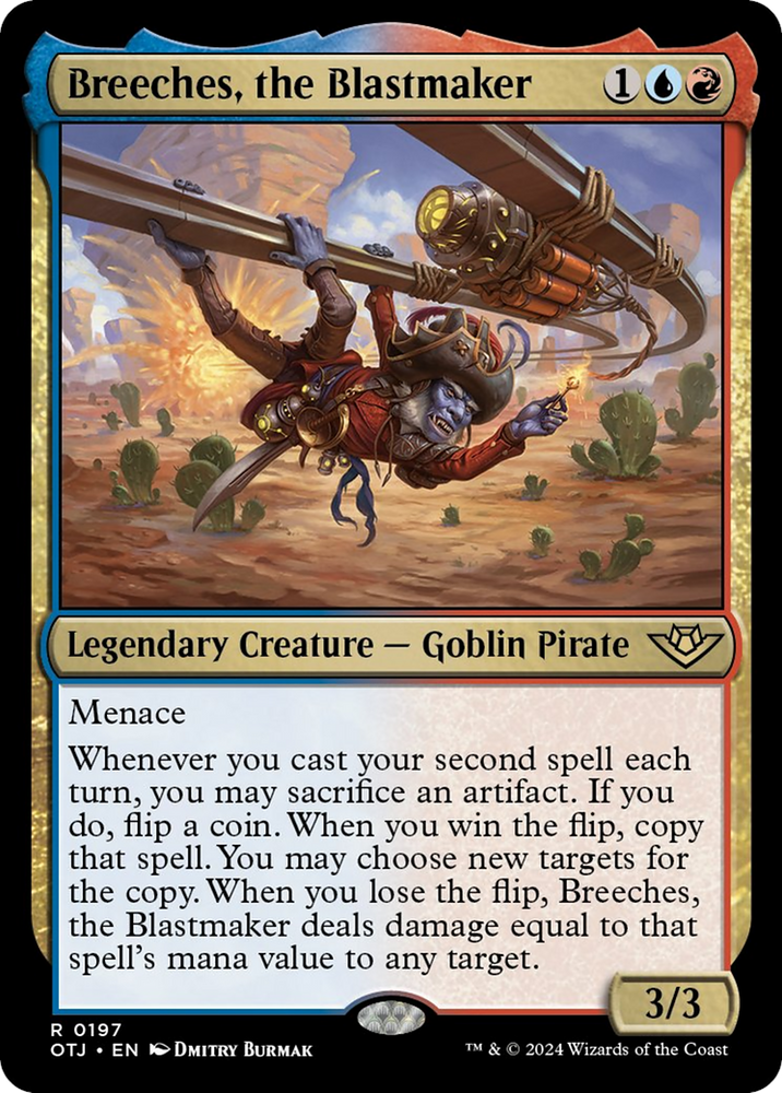 Breeches, the Blastmaker [Outlaws of Thunder Junction] Magic: The Gathering