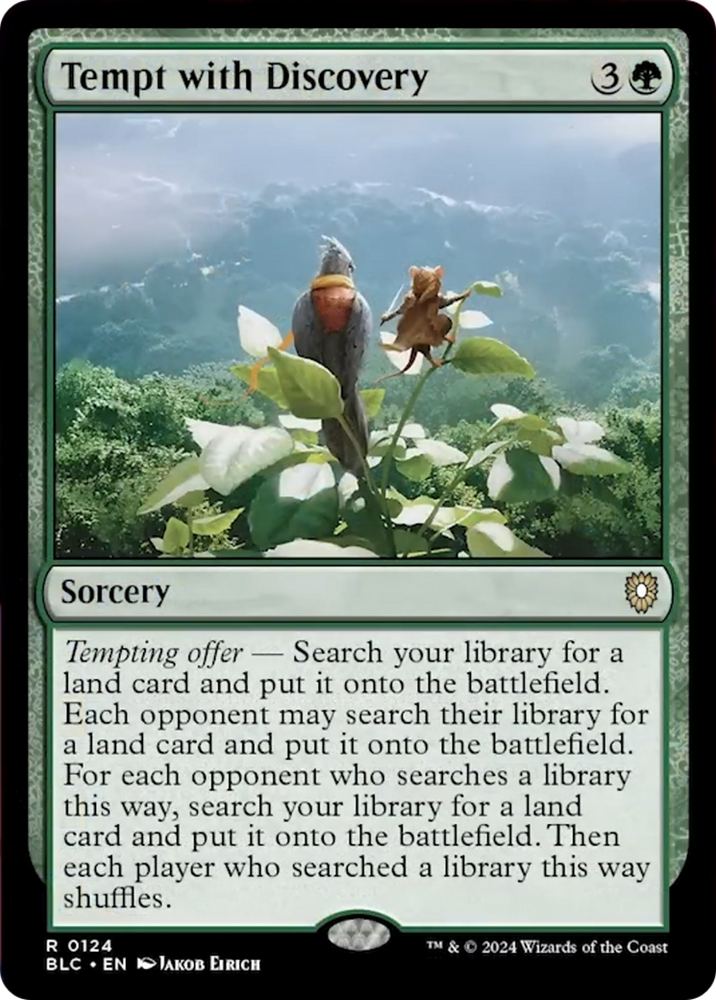Tempt with Discovery [Bloomburrow Commander] Magic: The Gathering