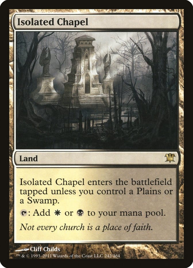Isolated Chapel [Innistrad] Magic: The Gathering