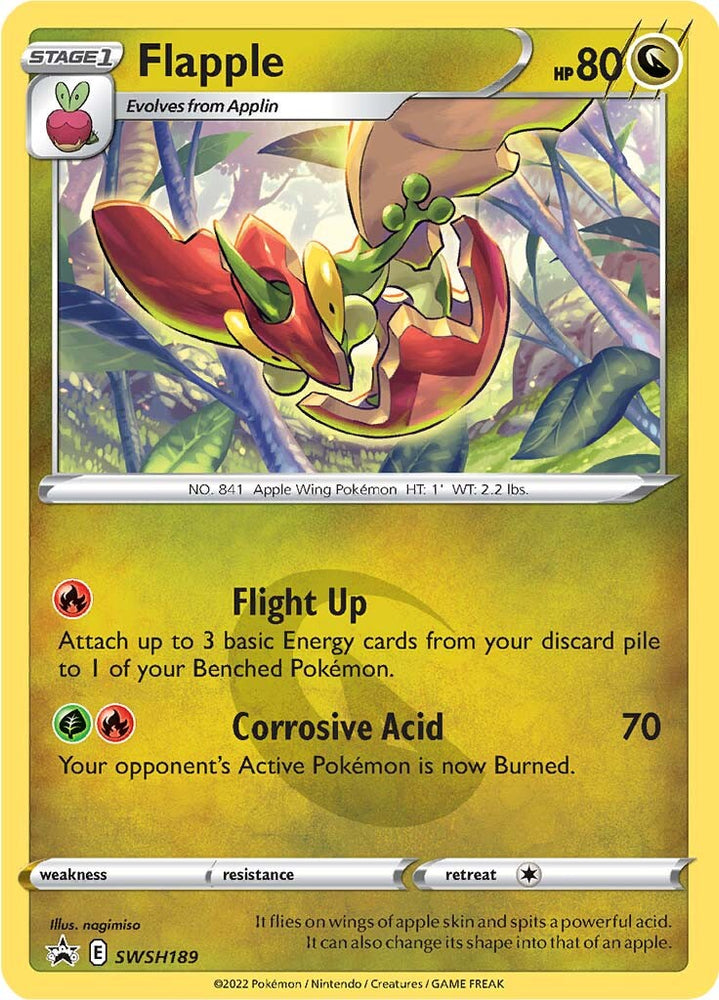 Flapple (SWSH189) [Sword & Shield: Black Star Promos] Pokémon