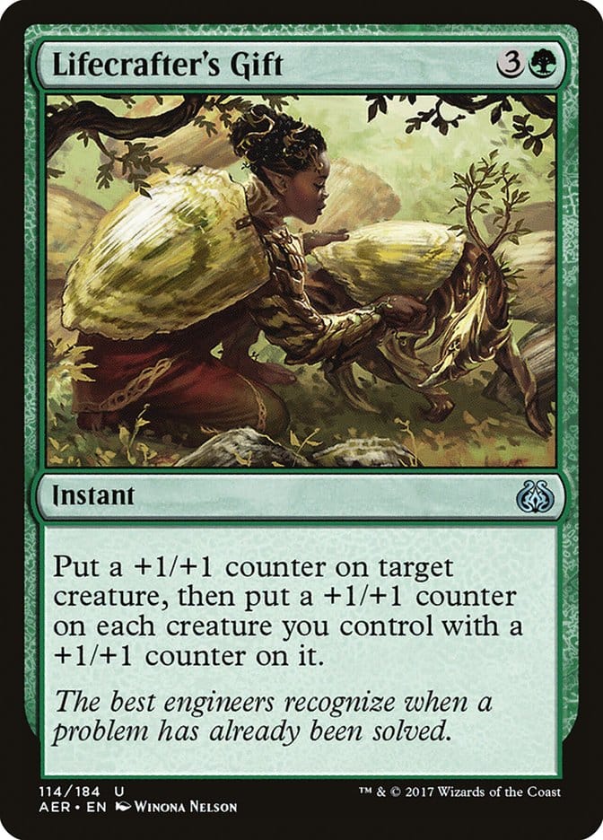 Lifecrafter's Gift [Aether Revolt] Magic: The Gathering