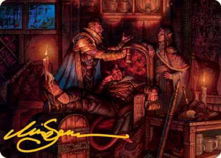 Long Rest Art Card (Gold-Stamped Signature) [Dungeons & Dragons: Adventures in the Forgotten Realms Art Series] Magic: The Gathering