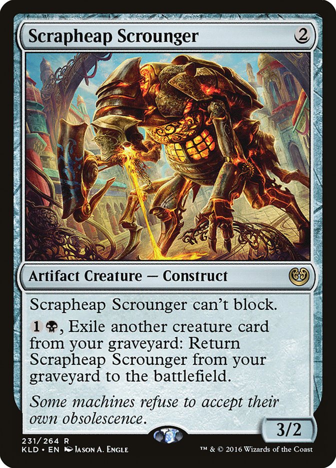 Scrapheap Scrounger [Kaladesh] Magic: The Gathering