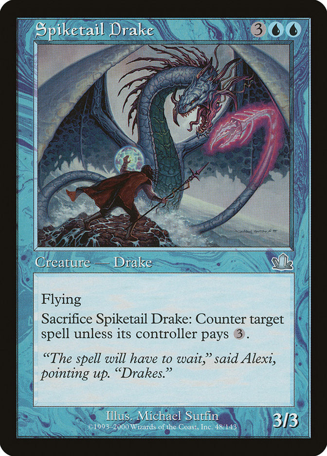 Spiketail Drake [Prophecy] Magic: The Gathering
