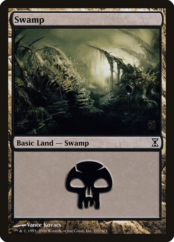 Swamp (291) [Time Spiral] Magic: The Gathering