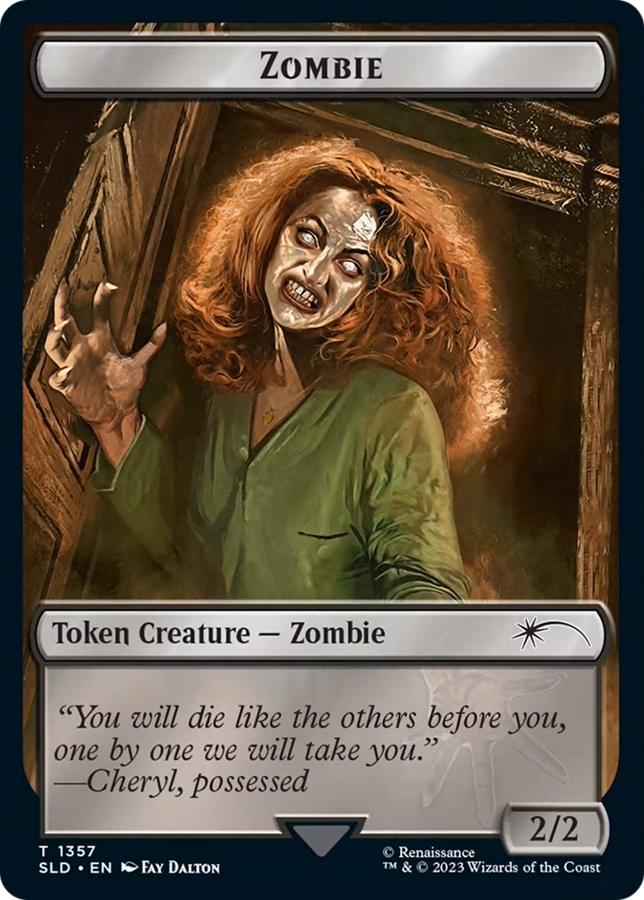 Zombie Token [Secret Lair Drop Series] Magic: The Gathering