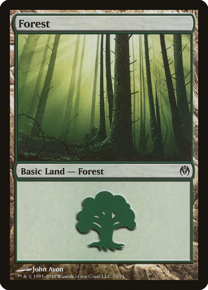 Forest (70) [Duel Decks: Phyrexia vs. the Coalition] Magic: The Gathering