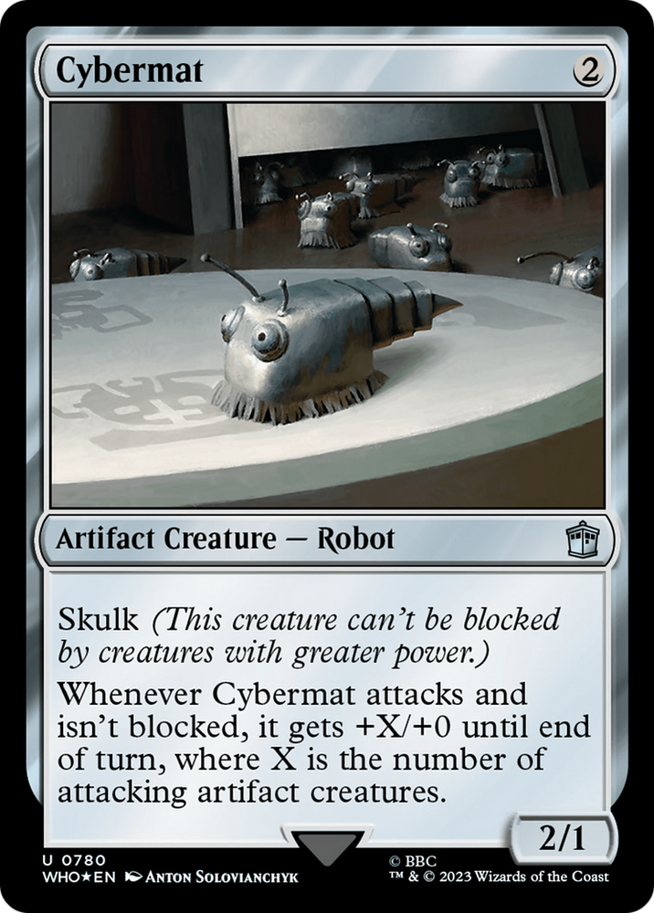 Cybermat (Surge Foil) [Doctor Who] Magic: The Gathering
