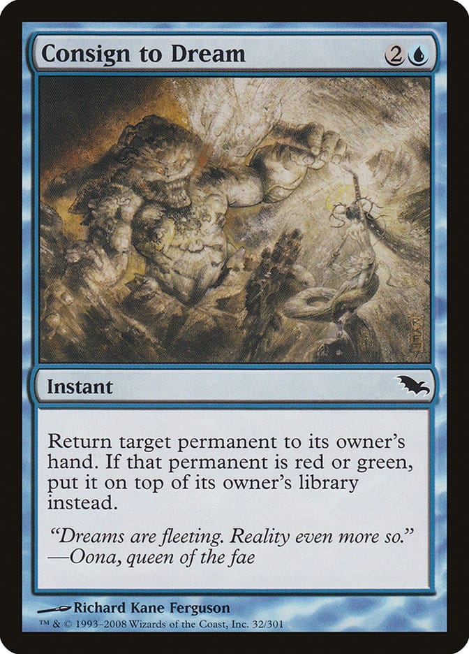 Consign to Dream [Shadowmoor] Magic: The Gathering