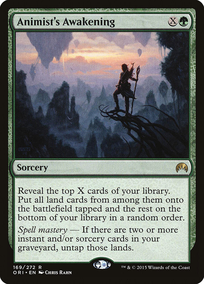 Animist's Awakening [Magic Origins] Magic: The Gathering