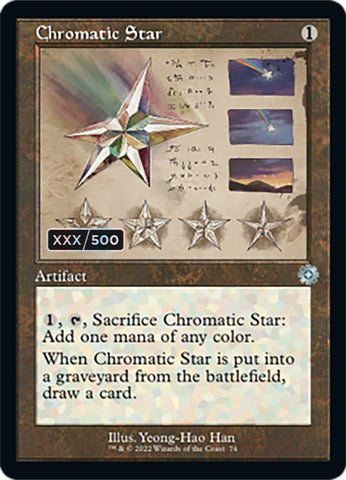 Chromatic Star (Retro Schematic) (Serialized) [The Brothers' War Retro Artifacts] Magic: The Gathering