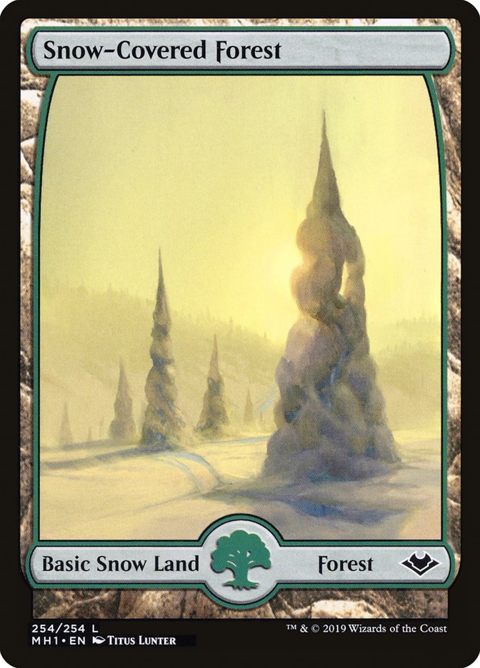 Snow-Covered Forest [Modern Horizons] Magic: The Gathering