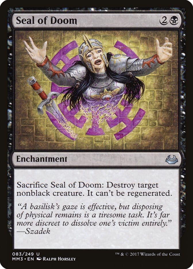 Seal of Doom [Modern Masters 2017] Magic: The Gathering