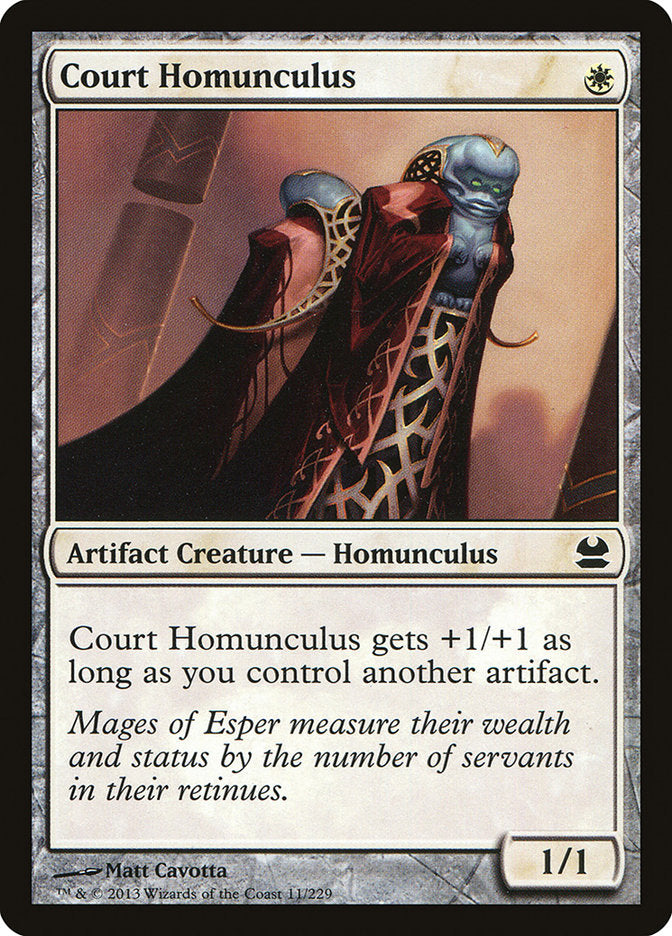 Court Homunculus [Modern Masters] Magic: The Gathering