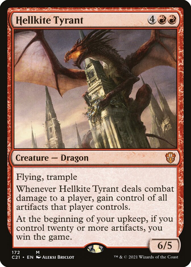 Hellkite Tyrant [Commander 2021] Magic: The Gathering