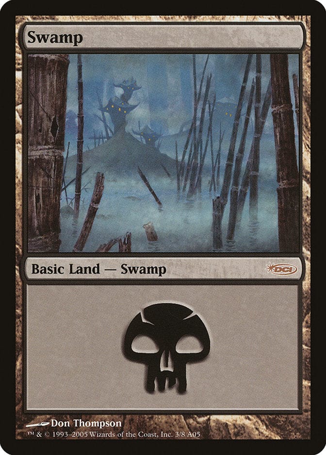 Swamp (3) [Arena League 2005] Magic: The Gathering