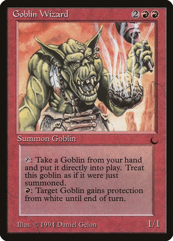 Goblin Wizard [The Dark] Magic: The Gathering