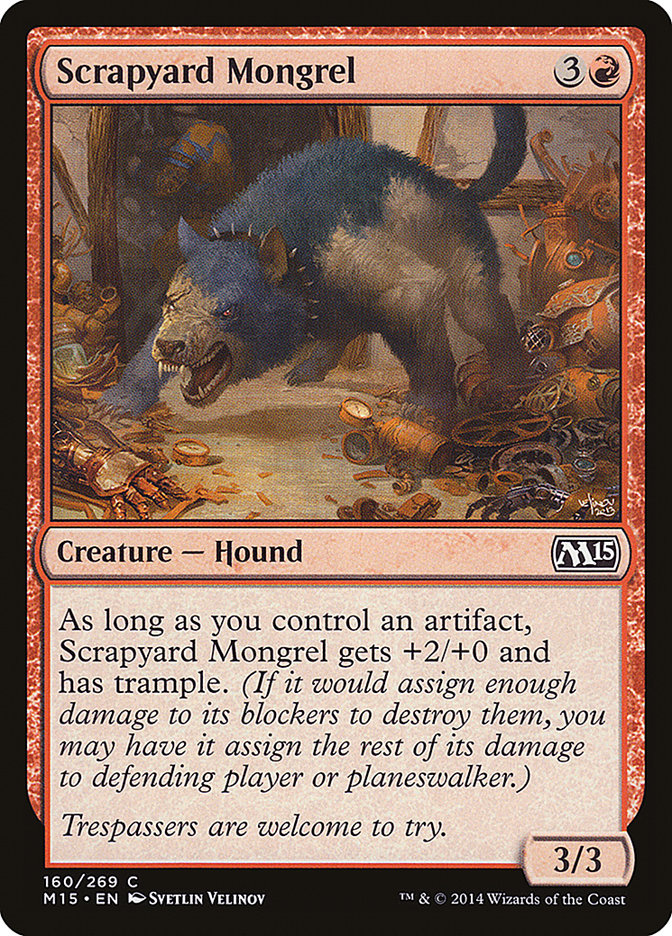 Scrapyard Mongrel [Magic 2015] Magic: The Gathering