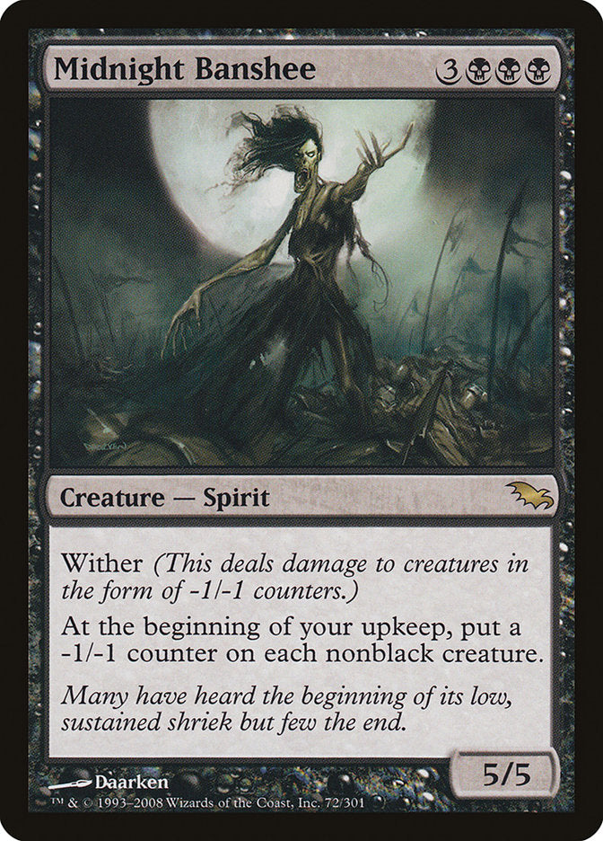 Midnight Banshee [Shadowmoor] Magic: The Gathering