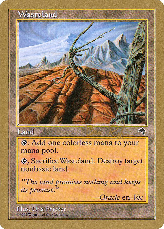 Wasteland (Ben Rubin) [World Championship Decks 1998] Magic: The Gathering