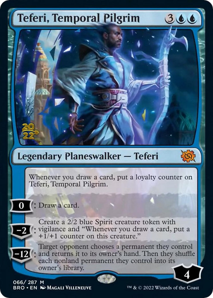 Teferi, Temporal Pilgrim [The Brothers' War Prerelease Promos] Magic: The Gathering