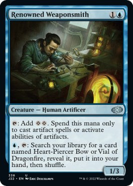Renowned Weaponsmith [Jumpstart 2022] Magic: The Gathering