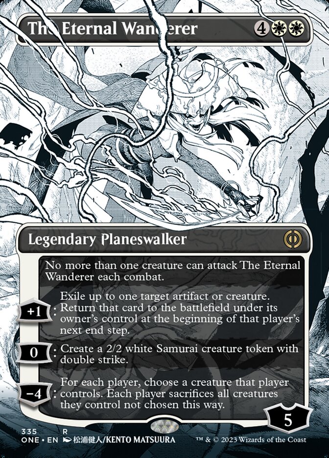 The Eternal Wanderer (Borderless Manga) [Phyrexia: All Will Be One] Magic: The Gathering