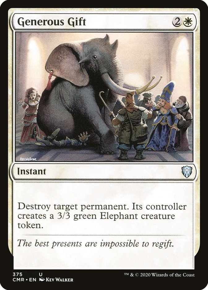 Generous Gift [Commander Legends] Magic: The Gathering