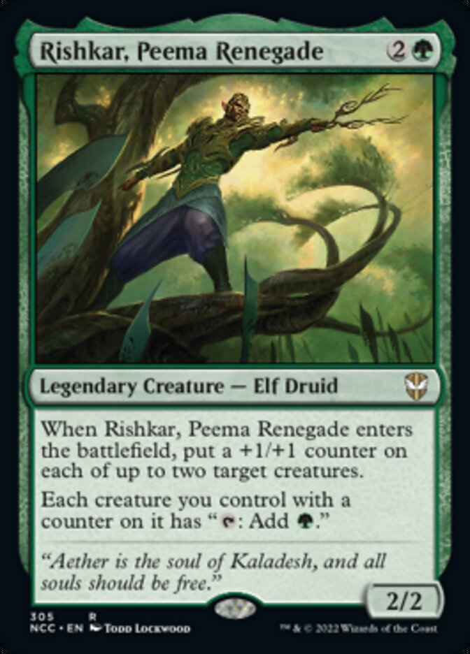 Rishkar, Peema Renegade [Streets of New Capenna Commander] Magic: The Gathering