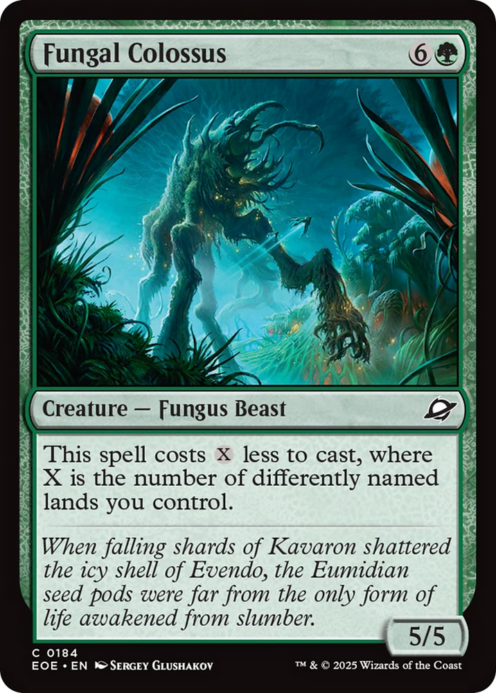 Fungal Colossus [Edge of Eternities] Magic: The Gathering